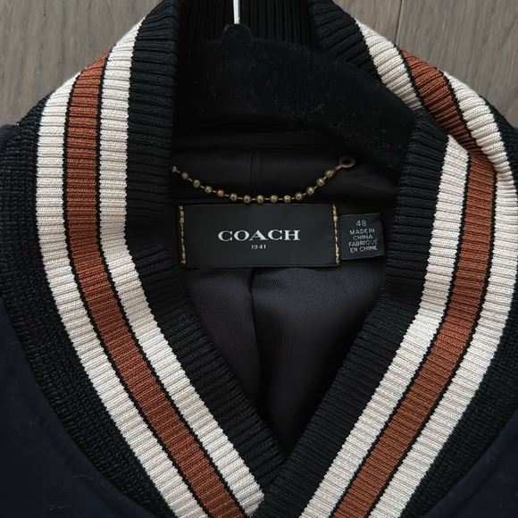 Coach lether sleeves varsity jacket in great condition - Picture 7 of 11